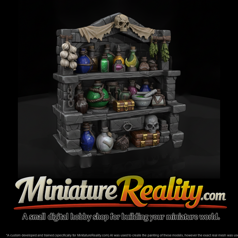 Hitem2 Potion Shelf