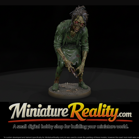 Undead Librarian in Torn Cardigan