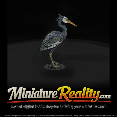 Creature Mire Wade Heron Beast