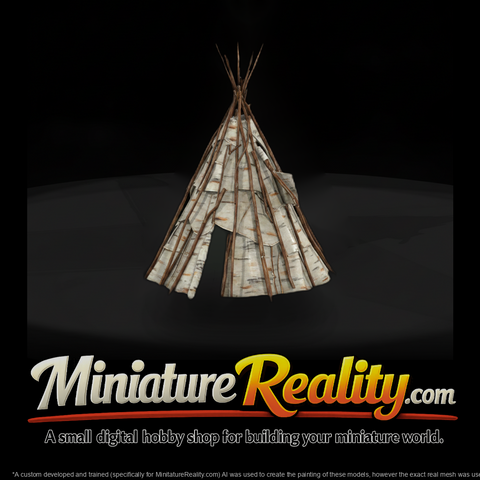 Birch Bark Wigwam Shelter