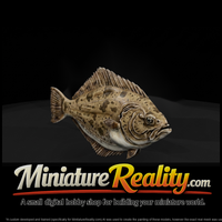 Flounder & Aquariums miniature, three-quarter view — thumbnail 2