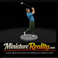 Golfer at the Top of His Follow-Through — thumbnail 1
