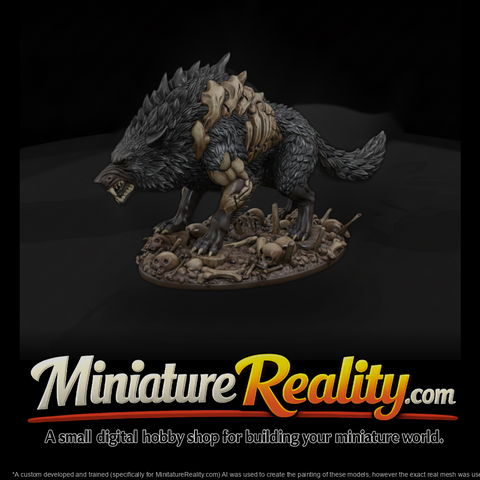 Ashen Bone-Plated Dire Wolf