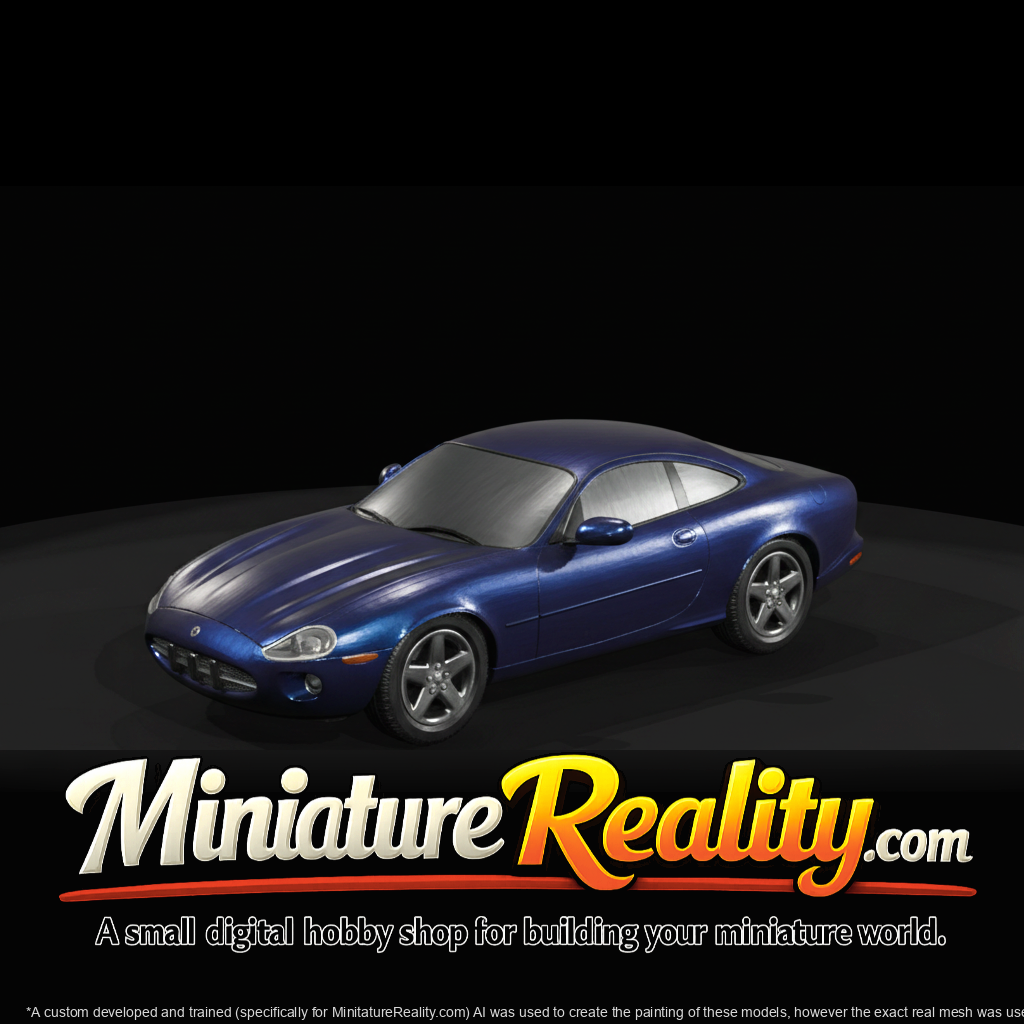 1996 Jaguar XK8 Coupe miniature, three-quarter view