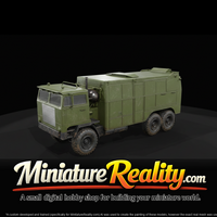 Red & White Fire Truck miniature, three-quarter view — thumbnail 3