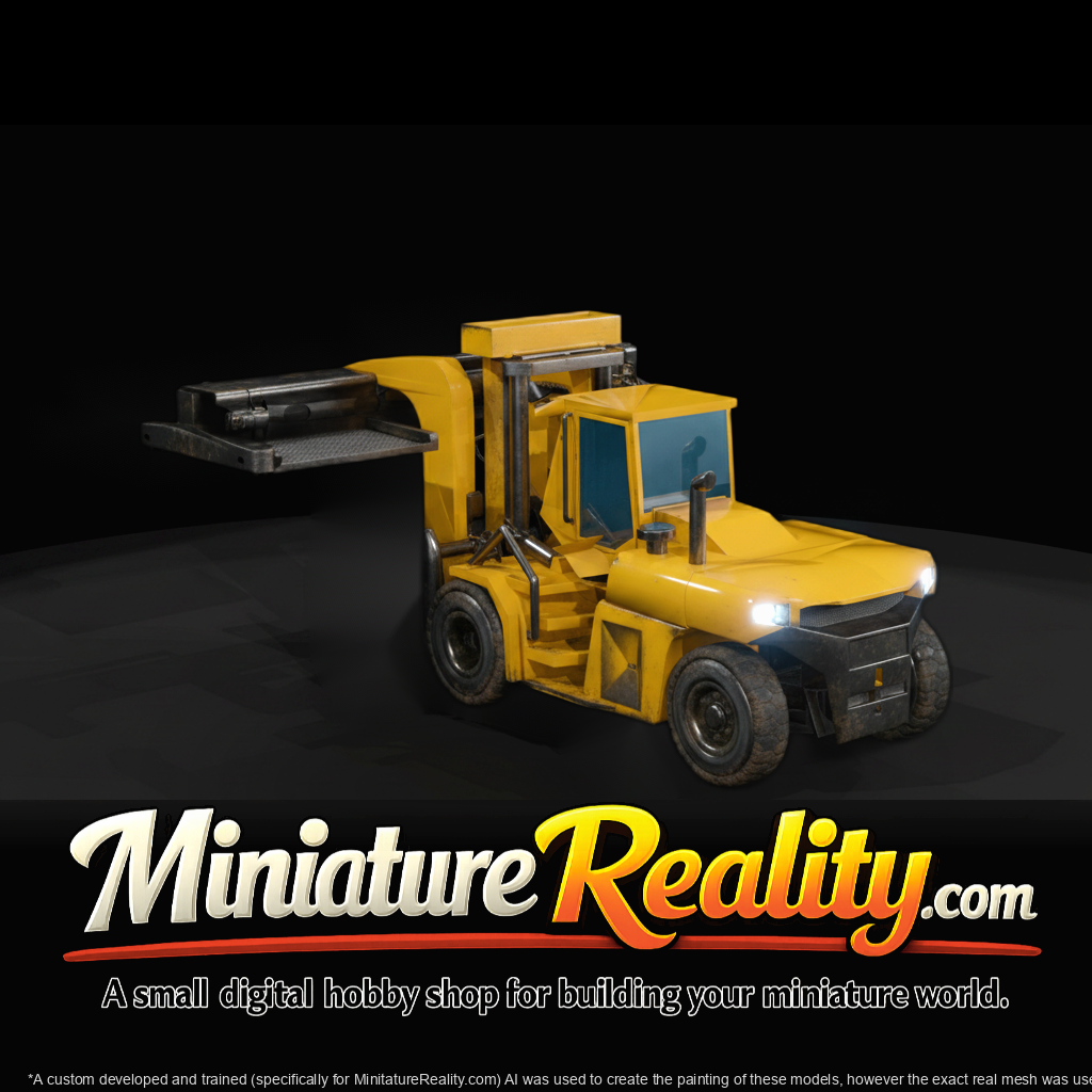 Flat Stacker — 20ft Container Lifter miniature, three-quarter view