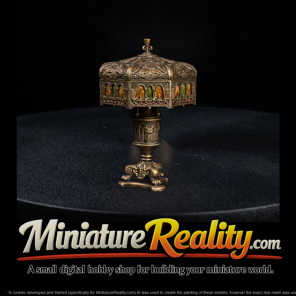 art-nouveau-victorian-table-lamp-miniature-for-dollhouses-dioramas-072380