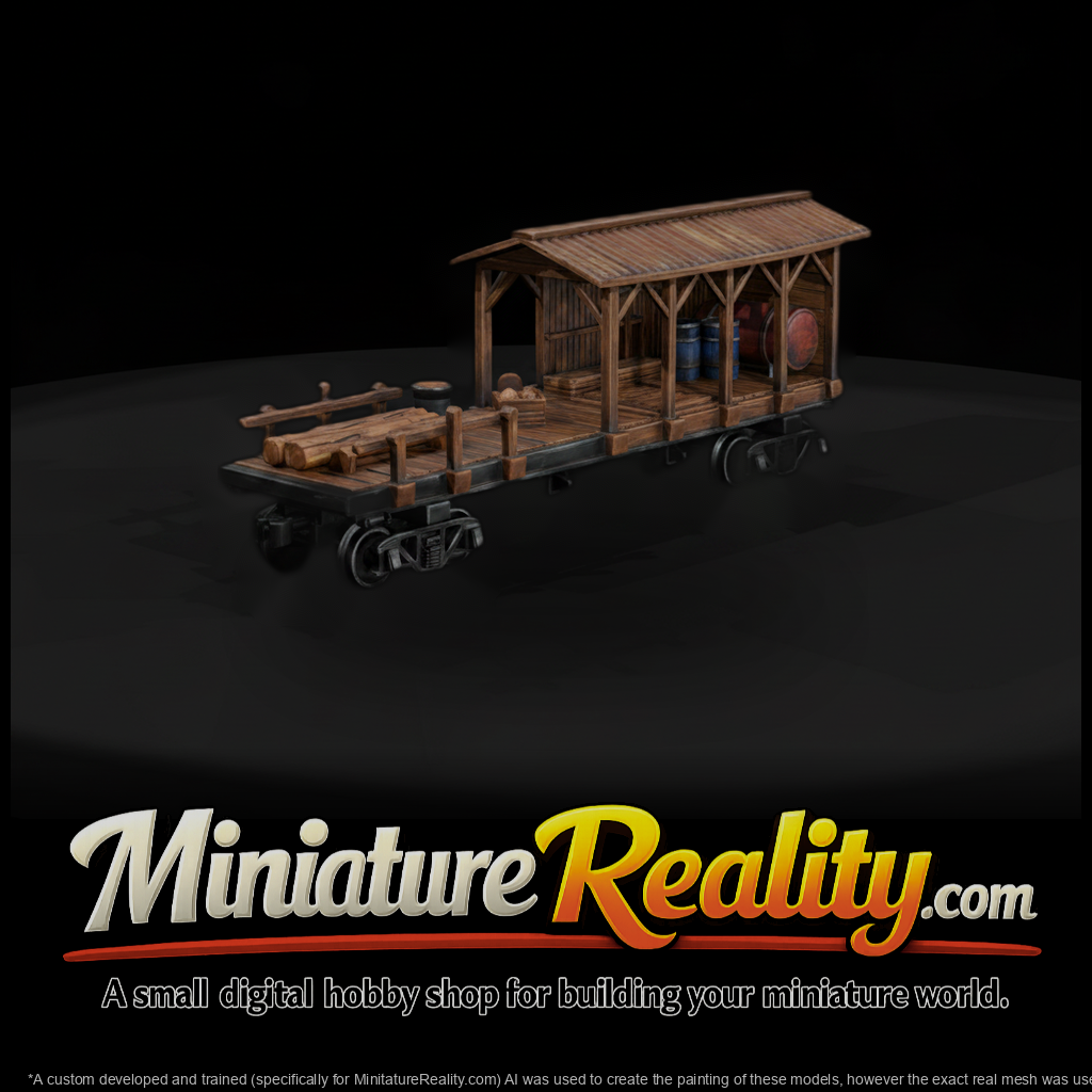 20260612 Model Train Car With Shed 417Bb5154C