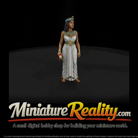 Hist 0005 Historical Cleopatra Vii Miniature Figur