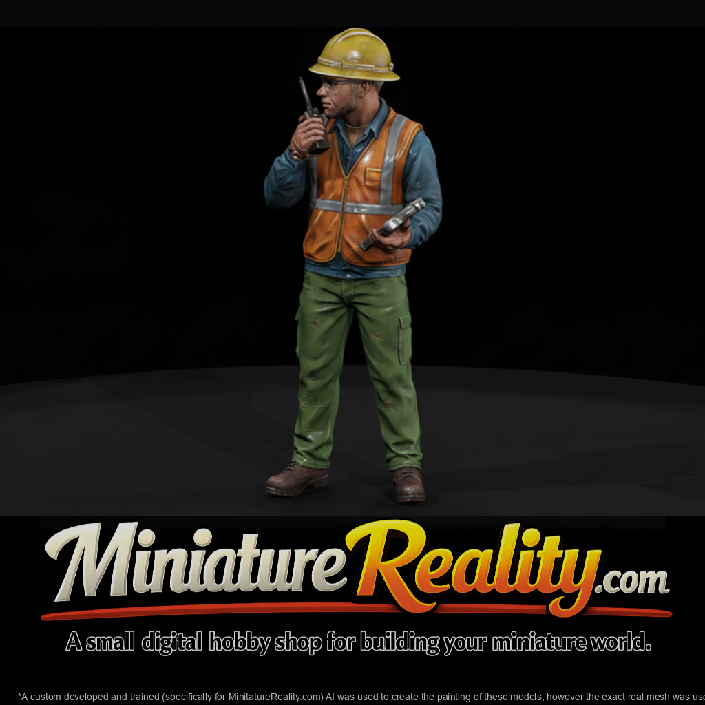 Track Foreman with Two-Way Radio
