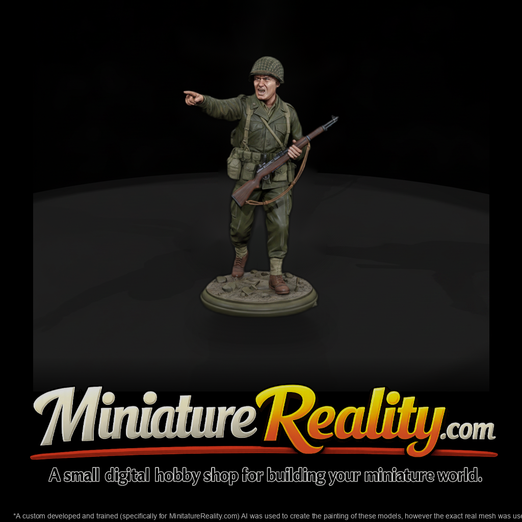 Ww2H 016 United States Army Rifle Sergeant