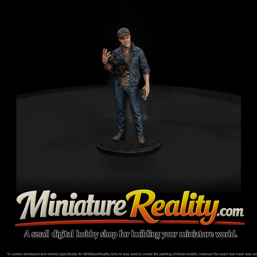 Poparc 0091 Midnight Cab Driver Alternate Pose