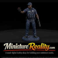 City Police Officer Signalling Halt — thumbnail 1