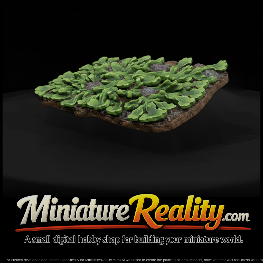 Sculpted Lichen Ground Cover 3D Asset Oqh43Mej