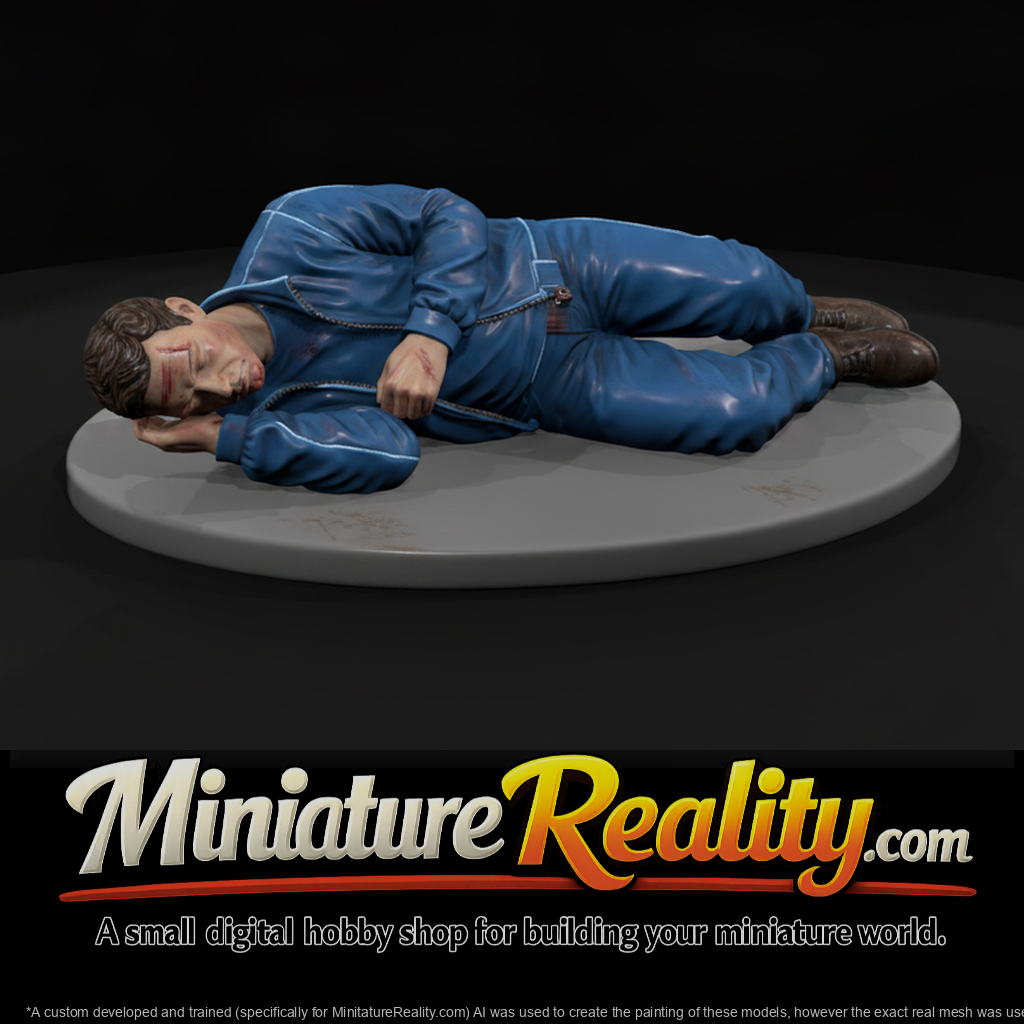 Fallen Industrial Worker