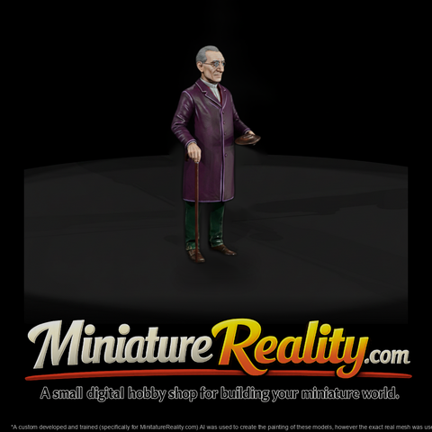 Victorian Gentleman With Cane 5