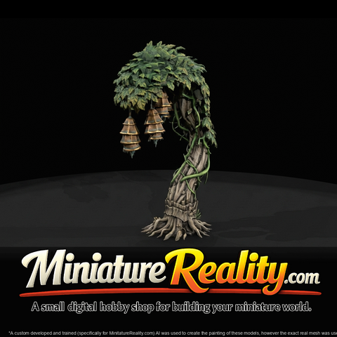 Deadly Plants Crimson Maw Vinea miniature, three-quarter view