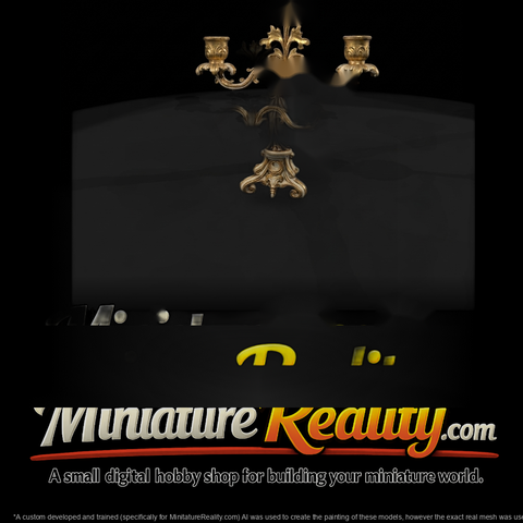 Neoclassical Figural Candelabra — Mantelpiece Ornament