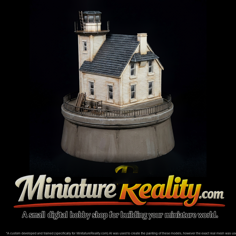 Offshore Lighthouse & Keeperhouse