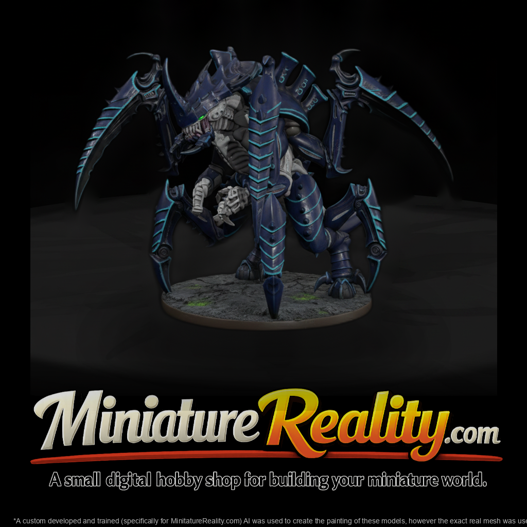 Stylized Sci Fi Alien Wargame Miniature Atksssjo