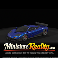 McLaren F1 LM XP1 - Interior miniature, three-quarter view — thumbnail 3
