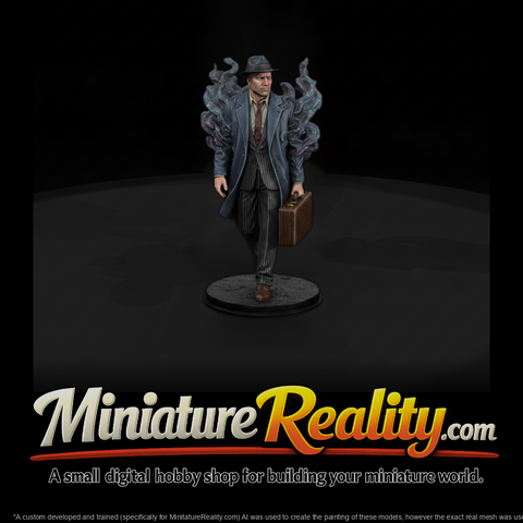 Noir Detective Trailing Eldritch Smoke