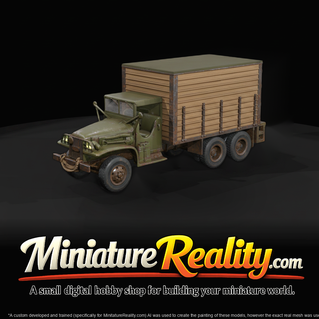 GMC 353 Military Box Truck