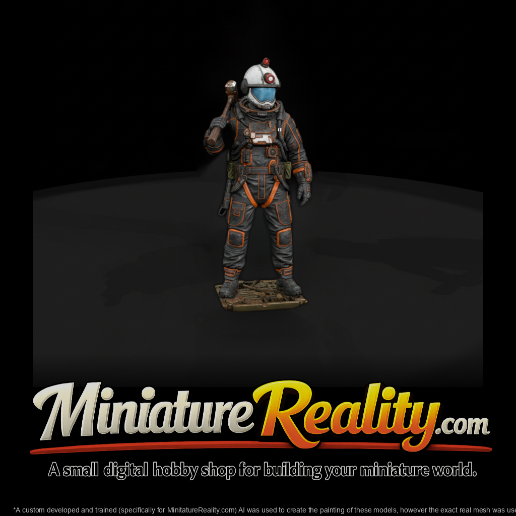 Poparc 0092 Grizzled Space Miner Alternate Pose