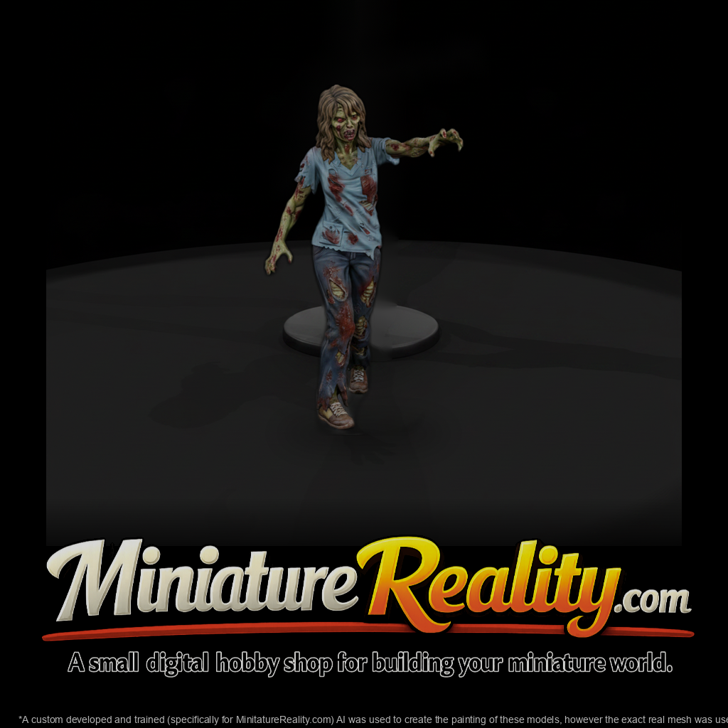 Shambling Zombie Woman