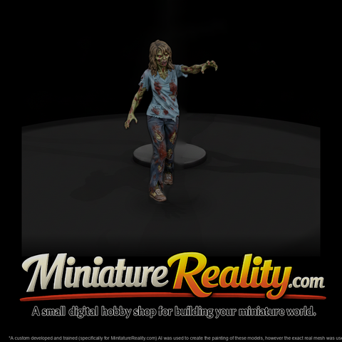Shambling Zombie Woman