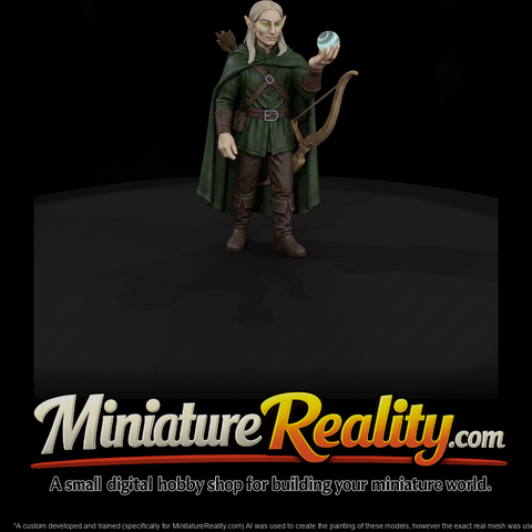 myth-0334-mythology-elf-archer-miniature-figure