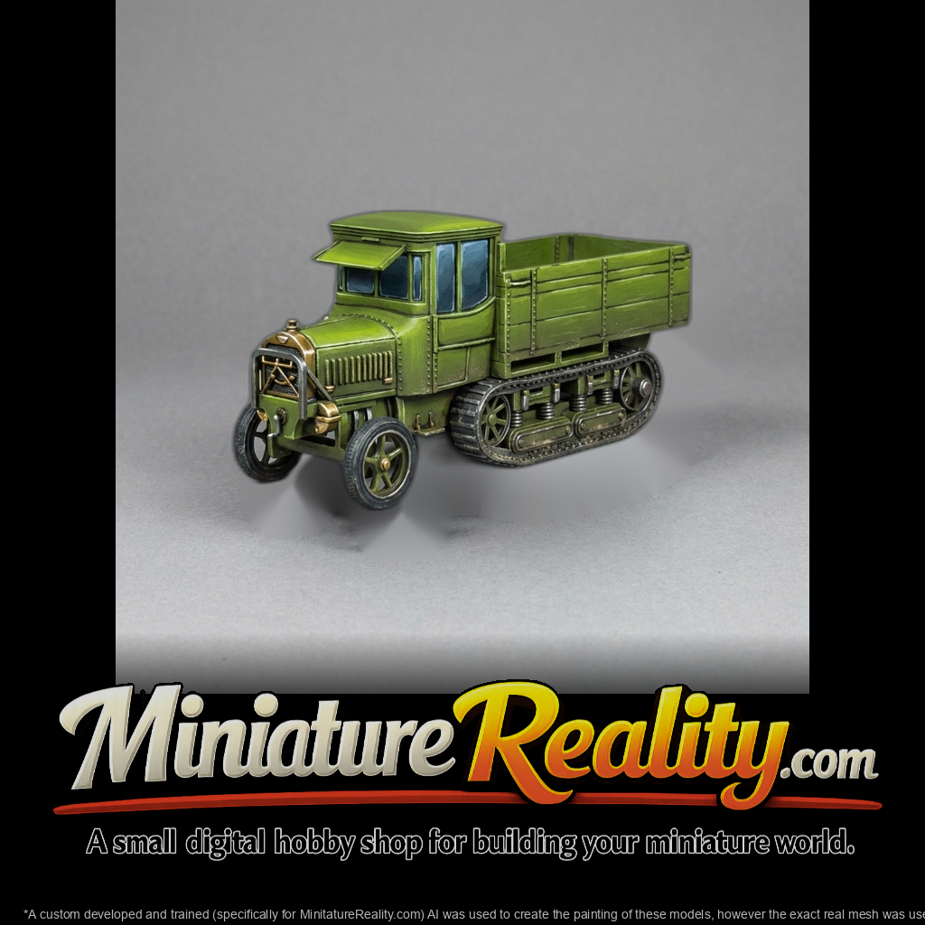Vintage Half-Track Cargo Truck