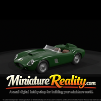 Jaguar D-Type (1955) miniature, three-quarter view — thumbnail 3