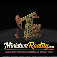 Oil Pump Jack miniature, three-quarter view — thumbnail 3