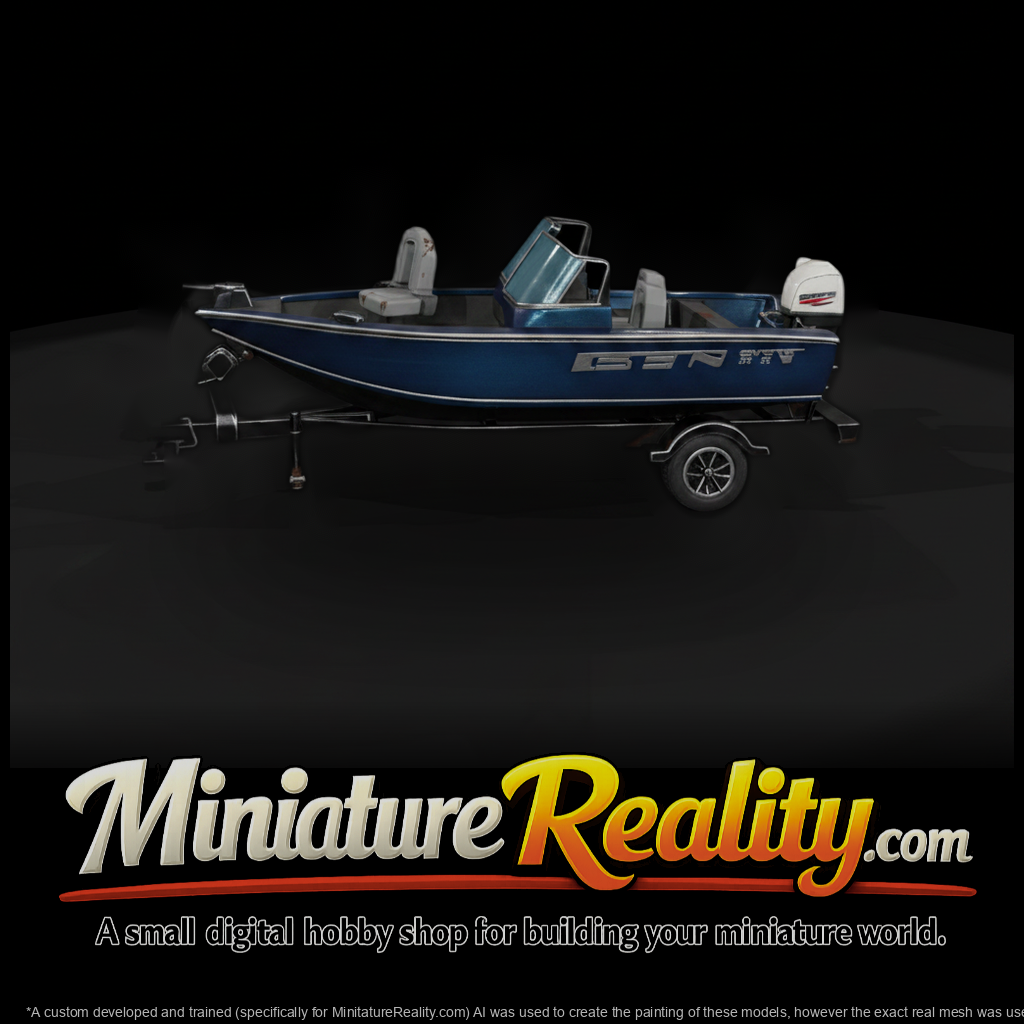 Fishing Boat With Trailer