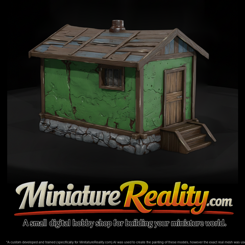 Weathered Run-Down Shack