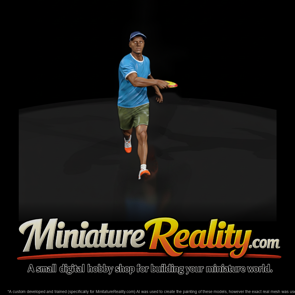 Disc Golf Thrower Mid-Toss