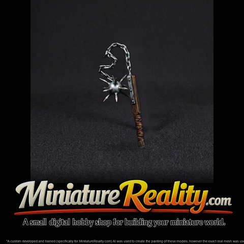 Medieval Spiked Chain Flail