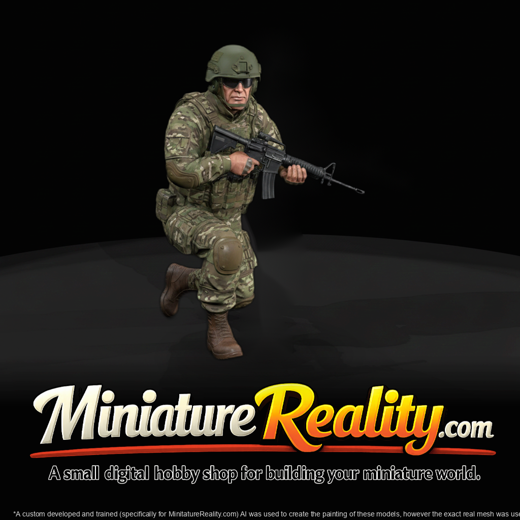 Modern Survivor with Firearm