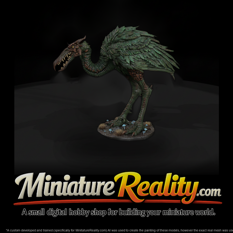 Creature Bog Plume Stork Beast