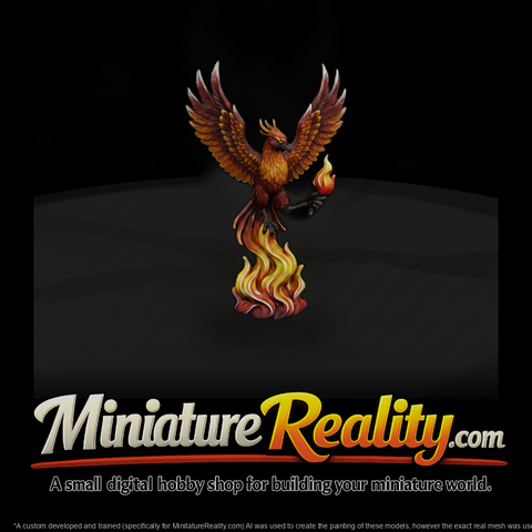 Myth 0496 Mythology Phoenix Miniature Figure