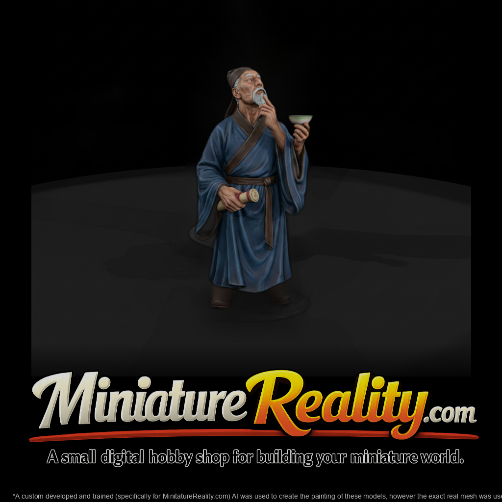 Hist 0064 Historical Li Bai Miniature Figure