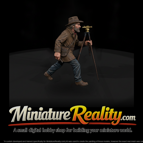 Hist 0242 Frontier Surveyor Miniature Figure