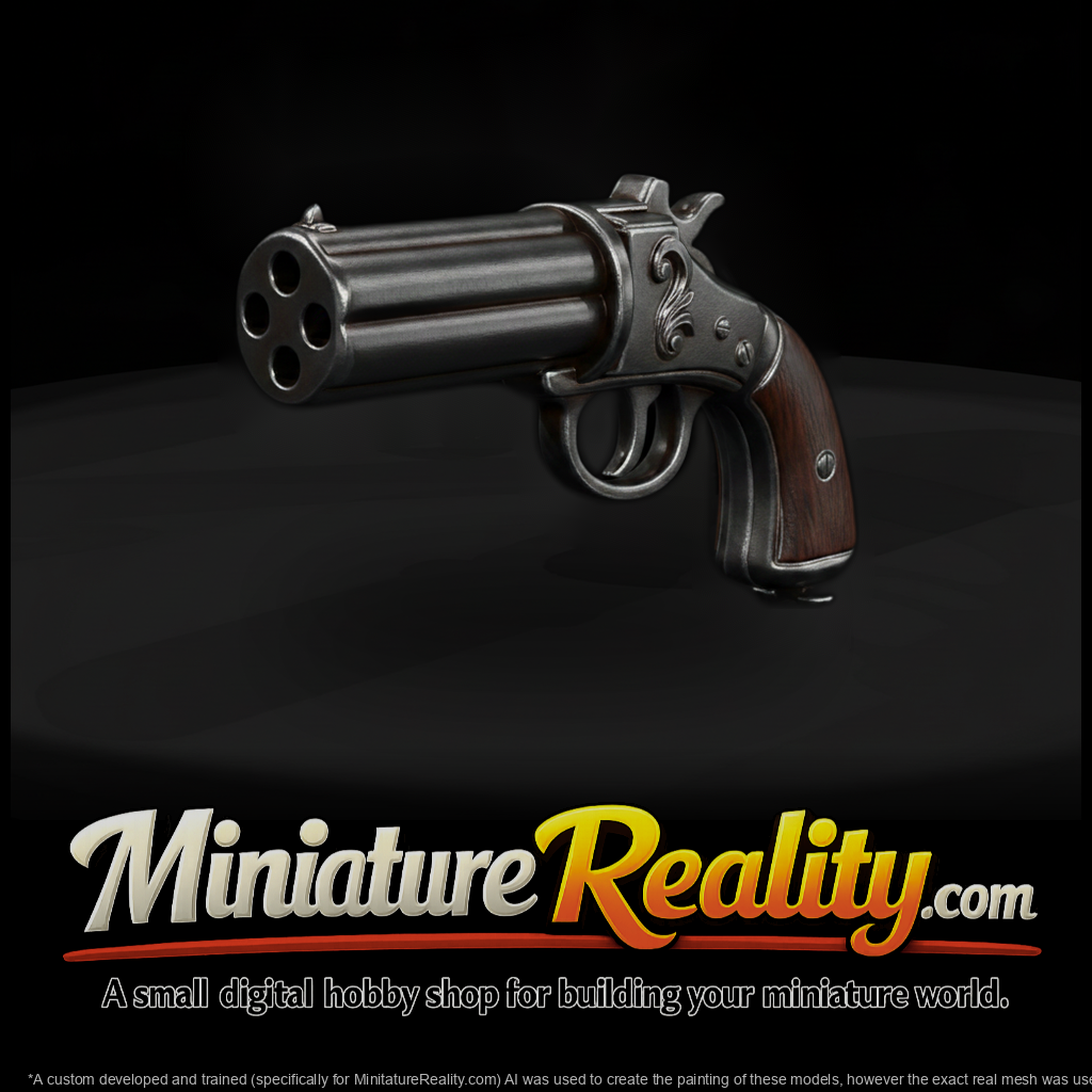 Antique Pepperbox Revolver
