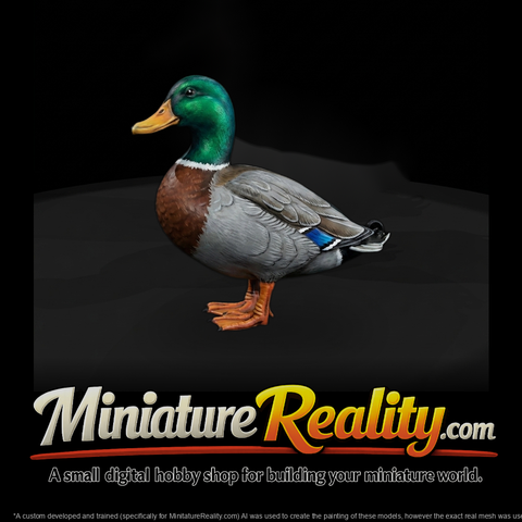 Mallard Duck — & Railway Scenic Figure
