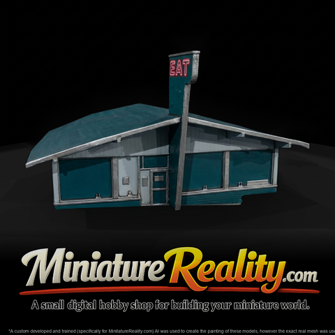 Mid‑Century Diner Blade Sign