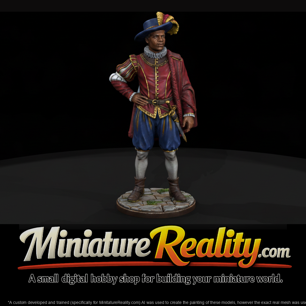 Renaissance Nobleman in Plumed Hat