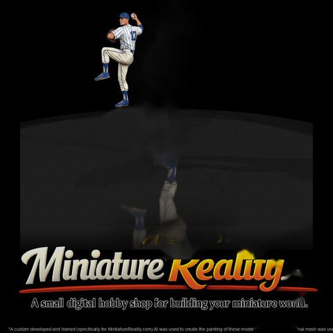 0077 Sports Baseball Pitcher Windup