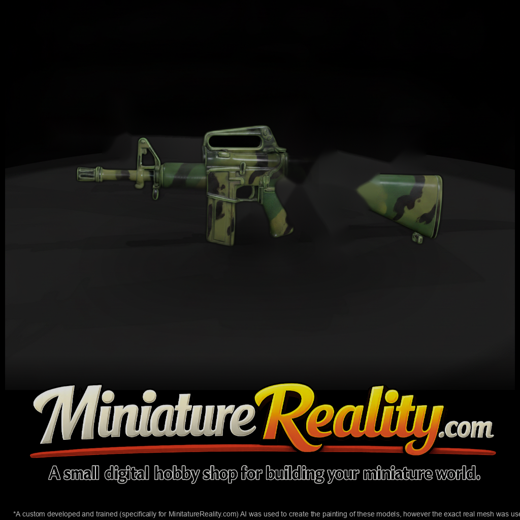 AR-10 Battle Rifle in Camouflage