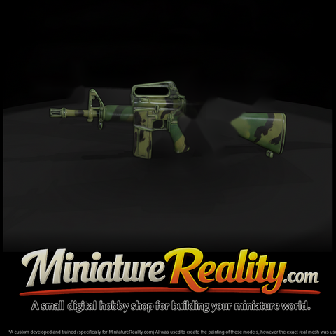 AR-10 Battle Rifle in Camouflage